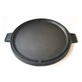 Teppanyaki Reversible BBQ Griddle Cast Iron Round Grill Plate